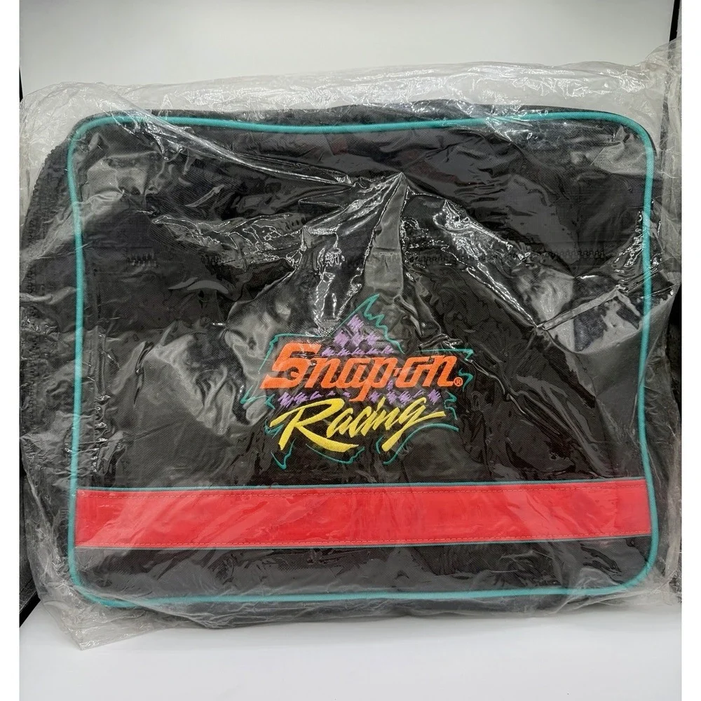 Vintage Snap-On Racing Duffle Bag Retro Neon Travel Gym Gear Tool Promo Rare USA